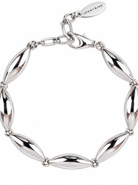 Jenny Bird Dhani Bracelet Silver Wearable between 7 1/8" to 8 3/8"/ 11cm